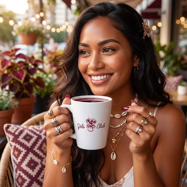 Tasse Latte Club des filles (Créateur téléchargé)