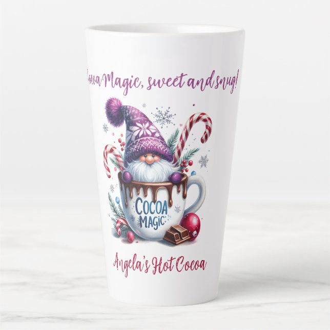 Tasse Latte Cocoa Magic Gnome (Devant)