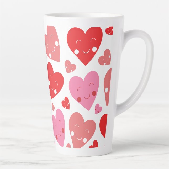 Tasse Latte Coeur d'amour (Droite)