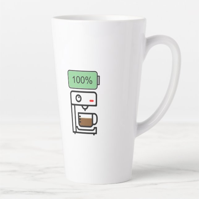Tasse Latte Coffee addiction design (Droite)