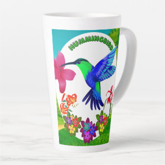 Tasse Latte Colibri au milieu de la beauté de la nature, Seren