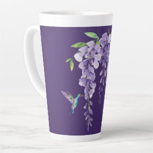 Tasse Latte Colibri et Wisteria