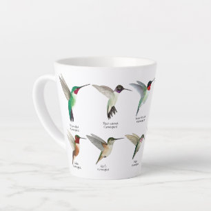 Tasse Latte Colibri nord-américain