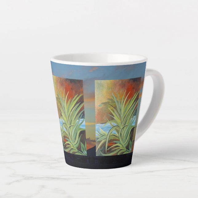 Tasse Latte Collaboration Sunset (Angle droit)