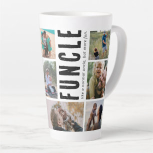Tasse Latte Collage de photos de l'oncle Funcle