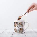 Tasse Latte Collage minimaliste tendance Pères Photo Papa Cade<br><div class="desc">Vous cherchez une façon unique et élégante d'honorer la figure paternelle dans votre vie? Découvrez notre collage minimaliste branché avec une collection de belles photos de papas. Avec ses lignes épurées et son design élégant, ce collage est le moyen parfait de mettre en valeur le lien spécial entre les pères...</div>