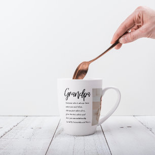 Tasse Latte Collage moderne Meilleur grand-père Jamais beauté 