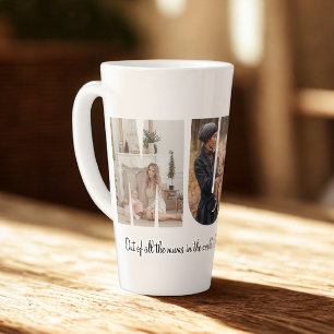 Tasse Latte Collage photo de maman