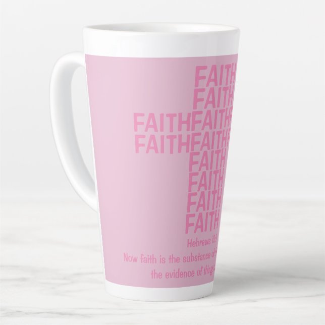 Tasse Latte Collection de cadeaux de foi pour dames (Angle gauche)