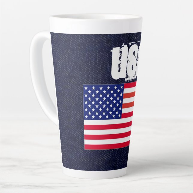 Tasse Latte Collection de cadeaux militaires (Angle gauche)