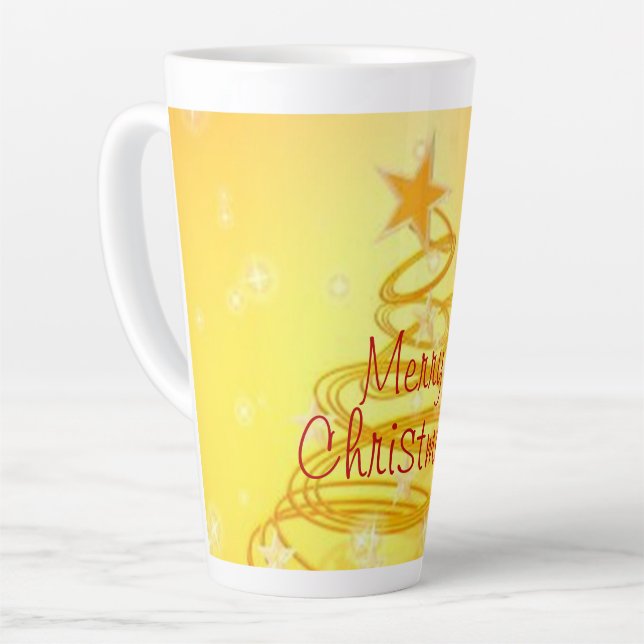 Tasse Latte Collection de Noël Suzanne Elizabeth (Angle gauche)