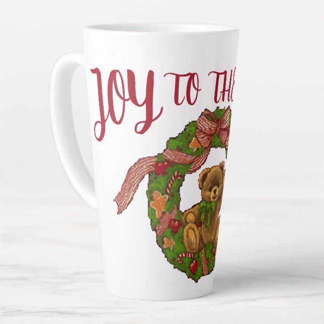 Tasse Latte Collection de Noël Suzanne Elizabeth (Angle gauche)