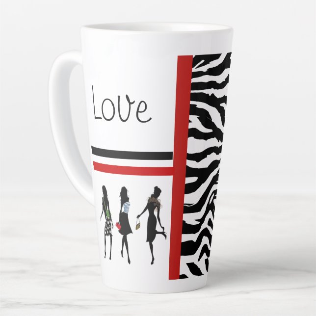 TASSE LATTE COLLECTION DE REINE SHOPPING (Angle gauche)