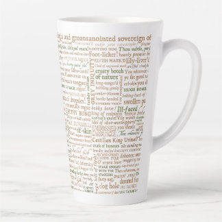Tasse Latte Collection Insultes Shakespeare