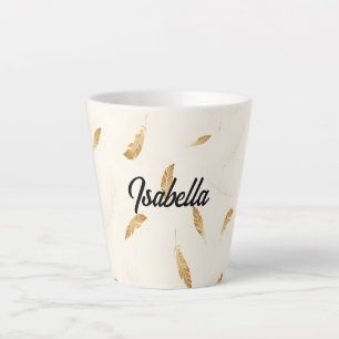 Tasse Latte Collection Luxe Moderne Boho Feathers