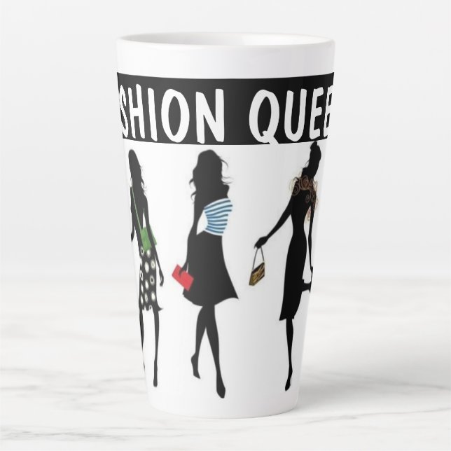 TASSE LATTE COLLECTION REINE DU SHOPPING (Devant)