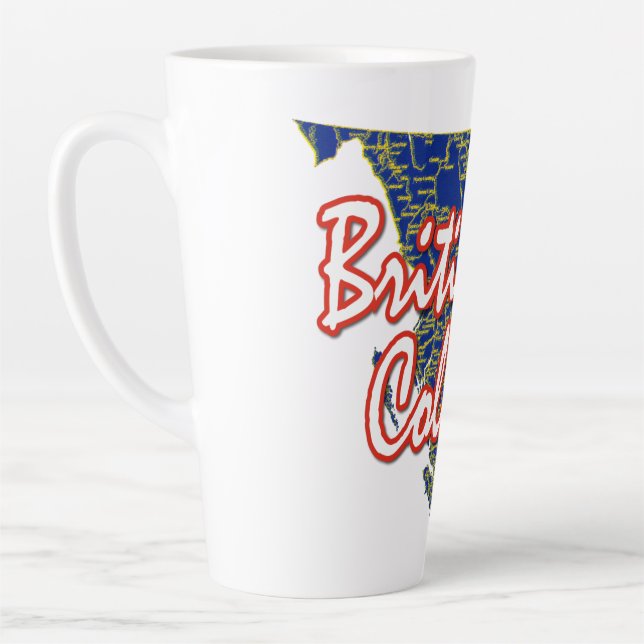 Tasse Latte Colombie-Britannique (Gauche)