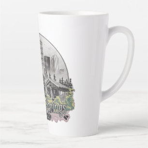 Tasse Latte Colorado Springs City Colorado State USA