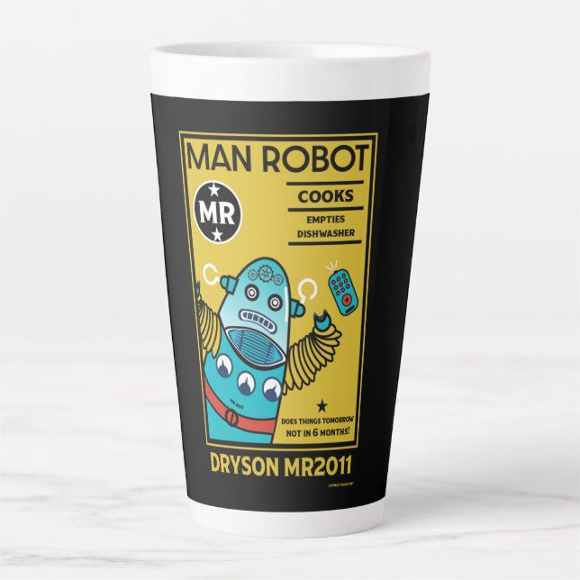 Tasse Latte Comment changer un homme (Devant)