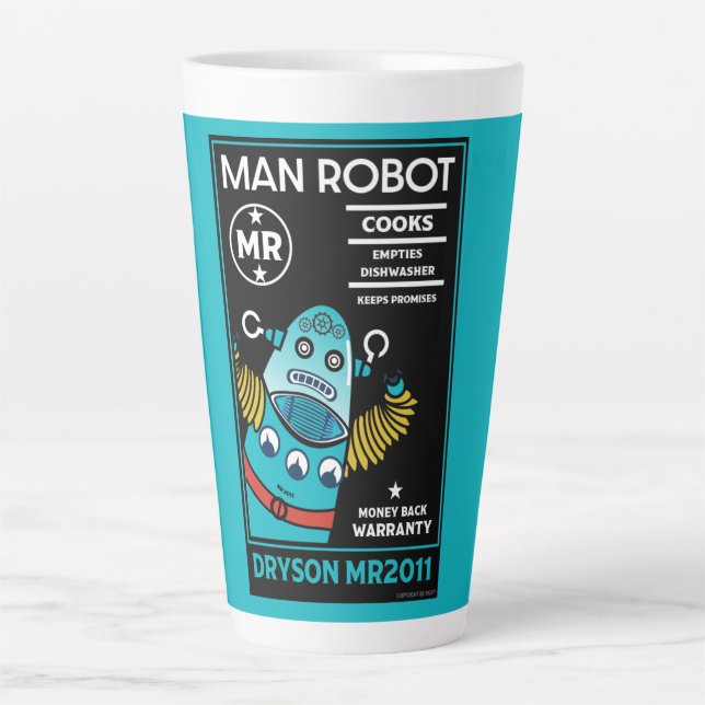 Tasse Latte Comment changer un homme (Devant)