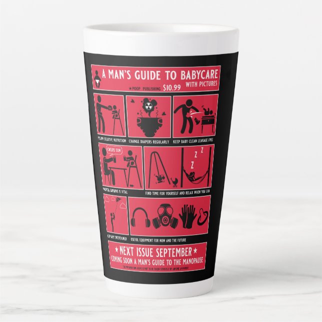 Tasse Latte Comment Être Un Père Guide (Devant)