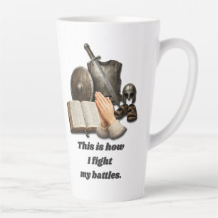 Tasse Latte Comment je mène mes batailles