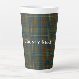 Tasse Latte Comté de Kerr Tartan