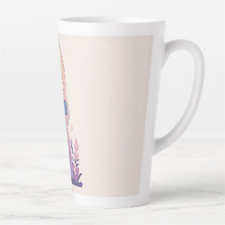 Tasse Latte Conception de créatures esthétiques