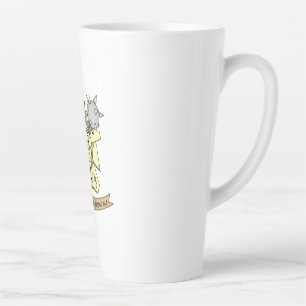 Tasse Latte Conception de dés de classe