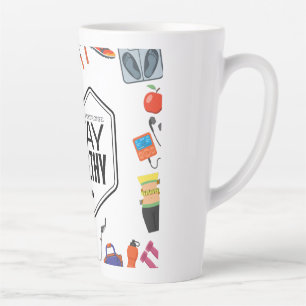 Tasse Latte conception de gym motivante pour rester en bonne s