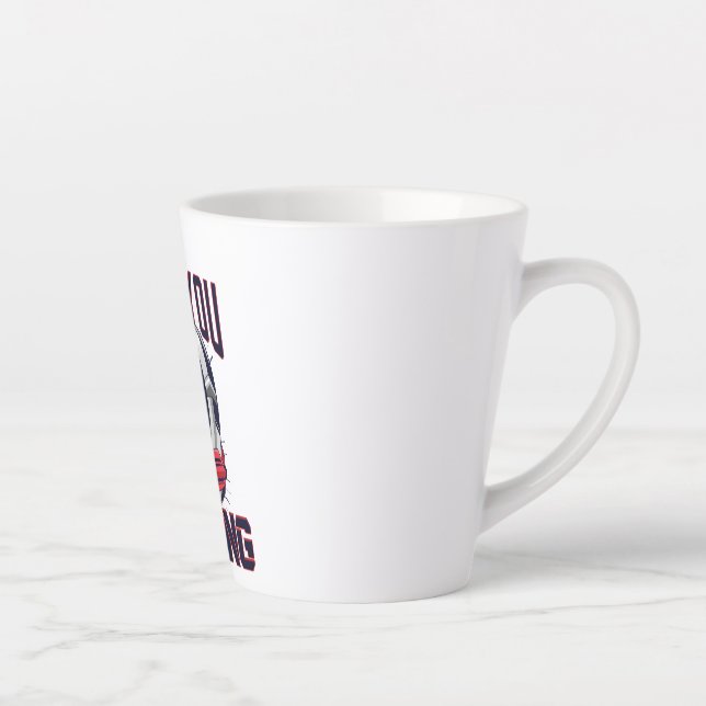 Tasse Latte Conception de jeux avec casque (Droite)