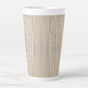 Tasse Latte Conception de lignes brunes abstraites mignonnes