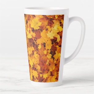 Tasse Latte Conception de Motif Maple Leaf