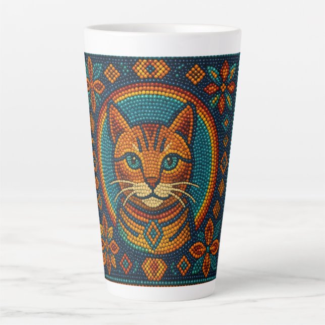 Tasse Latte Conception de perle Kitty (Devant)
