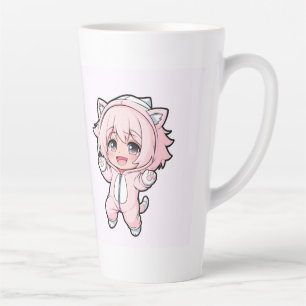 Tasse Latte Conception de poupée mignonne “en cours de réalisa