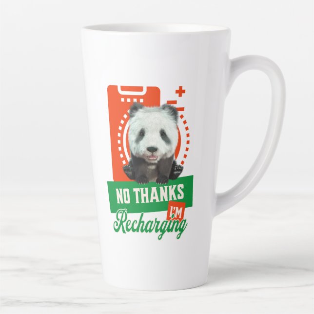 Tasse Latte Conception de recharge de batterie d'introverti pa (Droite)