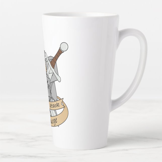 Tasse Latte Conception des dés de combat (Droite)
