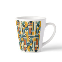 Conception géométrique classique Mug, 11 oz