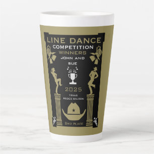 Tasse Latte Concours de danse américaine