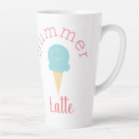 Cône de glace mignon d'été et paillettes