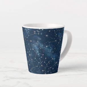 Tasse Latte Constellation céleste - Nuit étoilée (3)