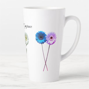 Tasse Latte Contraste jumeau Équilibre double floraison en fle