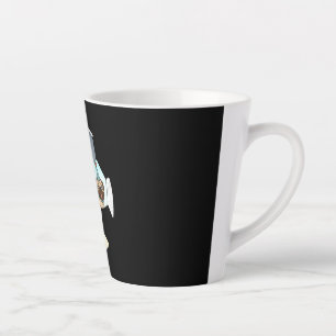 Tasse Latte Cool de football Chien Carlin de vie Carlin Annive