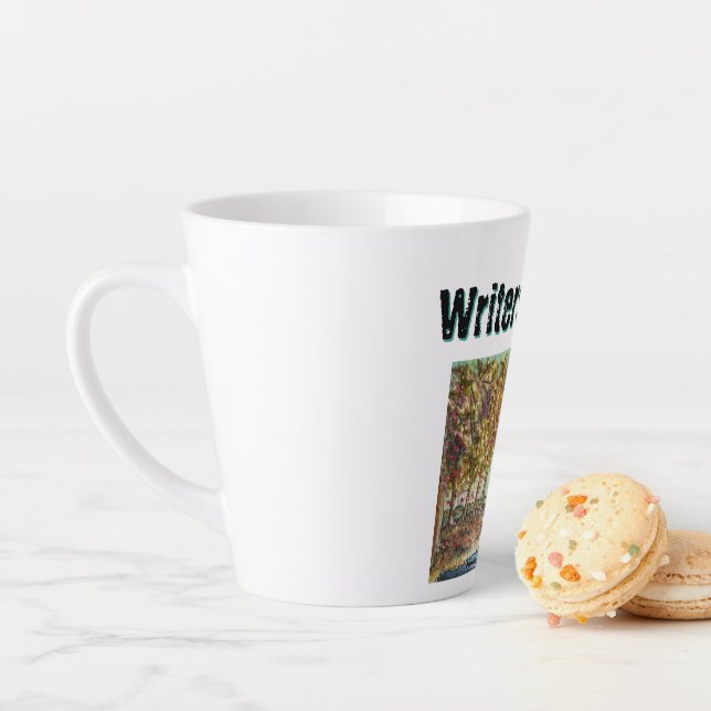 Tasse Latte Coopérative d'écrivains (En situation)