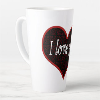 Tasse Latte Corazón I love you