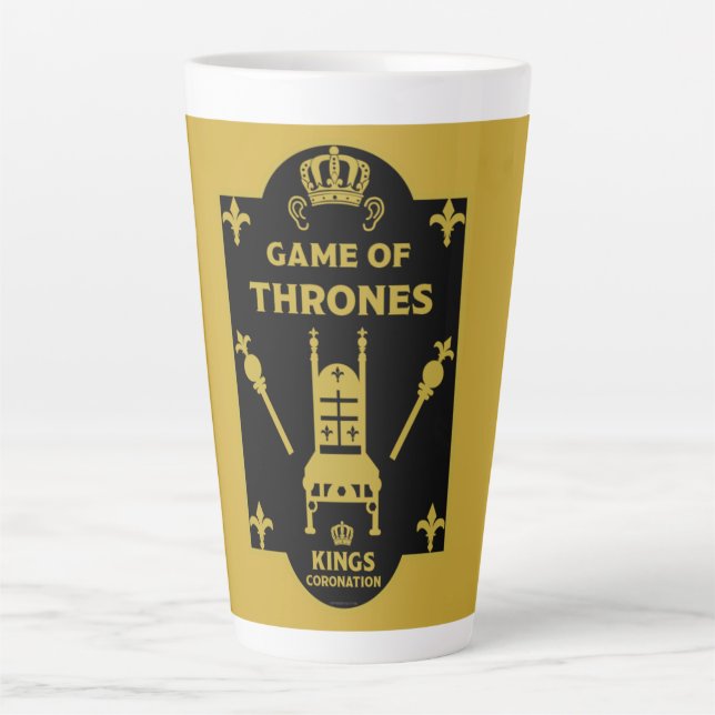 Tasse Latte Coronation royale anglaise King Charles (Devant)