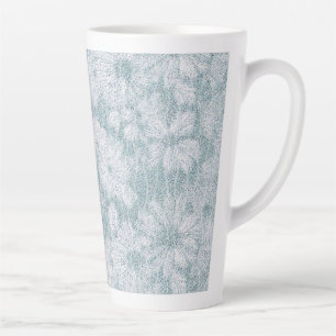 Tasse Latte Cottage de Comté Velvety Blue Daisy