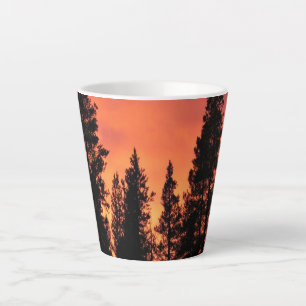 Tasse Latte Coucher de soleil à Tuolumne Meadows, Yosemite, CA
