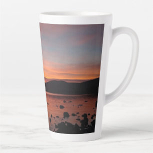 Tasse Latte Coucher de soleil au lac Tahoe