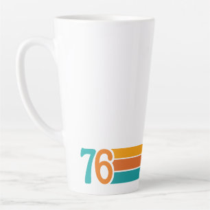 Tasse Latte Coucher de soleil rétro 76